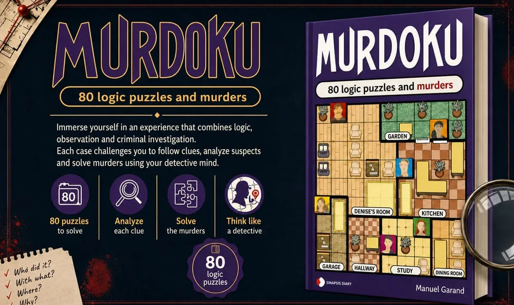 Murdoku: 80 Logik- und Mordrätsel